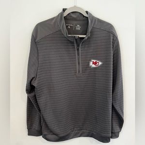 Kansas City Chiefs Antigua NFL Pro Shop Quarter Zip!